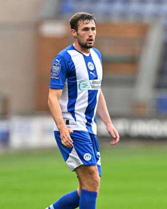 Bristol Street Motors Trophy Wigan Athletic v Morecambe James Carragher of Wigan Athletic during the Bristol Street Motors Trophy match Wigan Athletic vs Morecambe at DW Stadium, Wigan, United Kingdom, 3rd September 2024 (Photo by Cody Froggatt News Images) Wigan DW Stadium Greater Manchester United, ManU Kingdom Copyright: xCodyxFroggatt NewsxImagesx