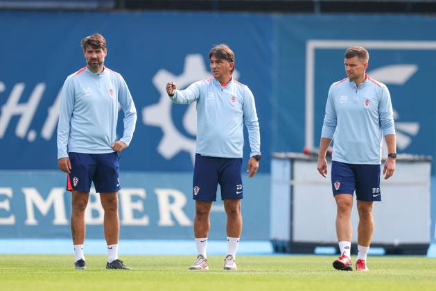 Fußball, Nationalteam Kroatien, Training Croatia training session Croatia Head Coach Zlatko Dalic is seen during a Croatia training session ahead UEFA Natios League match against Portugal, at Marksimir Stadiun on September 4, 2024, in Zagreb, Croatia.  MatijaxHabljak PIXSELL