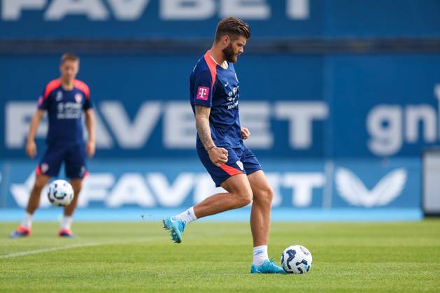 Fußball, Nationalteam Kroatien, Training Croatia training session Martin Erlic of Croatia is seen during a Croatia training session ahead UEFA Natios League match against Portugal, at Marksimir Stadiun on September 4, 2024, in Zagreb, Croatia.  MatijaxHabljak PIXSELL