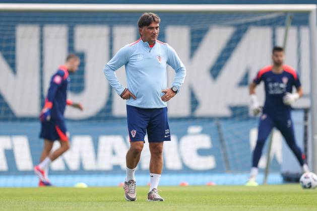 Fußball, Nationalteam Kroatien, Training Croatia training session Croatia Head Coach Zlatko Dalic is seen during a Croatia training session ahead UEFA Natios League match against Portugal, at Marksimir Stadiun on September 4, 2024, in Zagreb, Croatia.  MatijaxHabljak PIXSELL