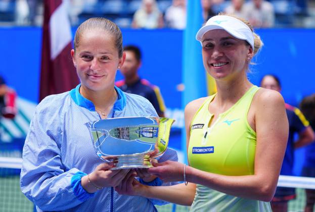 Tennis, US Open, Frauen Doppel Finale, Ostapenko und Kichenok besiegen Zhang und Mladenovic