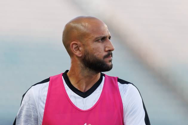 Neto seen during Liga Portugal game between teams of SC Farense and Sporting CP at Estadio Algarve (Maciej Rogowski) Faro Estadio Algarve Portugal Copyright: xMaciejxRogowskix farensesporting2425-08