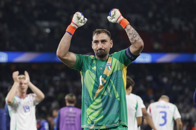 September 6, 2024, Paris, Paris, France: Gianluigi DONNARUMMA (GK) of ITALY in action during the UEFA Nationâ€⠢s League match between France and Italy at the Parc des Princes Stadium - on September 6 2024.Paris - France Paris France - ZUMAb253 20240906_zsp_b253_008 Copyright: xLoicxBaratouxx