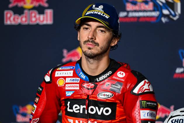 - MotoGP - GP15 - Gran Premio Red Bull di San Marino e della Riviera di Rimini - Race Francesco Bagnaia Italian Ducati Lenovo Team Ducati press conference, PK, Pressekonferenz during GP15 - Gran Premio Red Bull di San Marino e della Riviera di Rimini - Race, MotoGP World Championship, WM, Weltmeisterschaft in Misano Adriatico, Italy, September 08 2024 Misano Adriatico Italy Copyright: xIPAxSport ABACAx