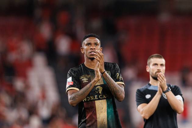 Andre Luiz seen during Liga Portugal game between teams of SL Benfica and CF Estrela Amadora at Estadio Da Luz (Maciej Rogowski) Lisbon Estadio Da Luz Portugal Copyright: xMaciejxRogowskix slbestrela-91