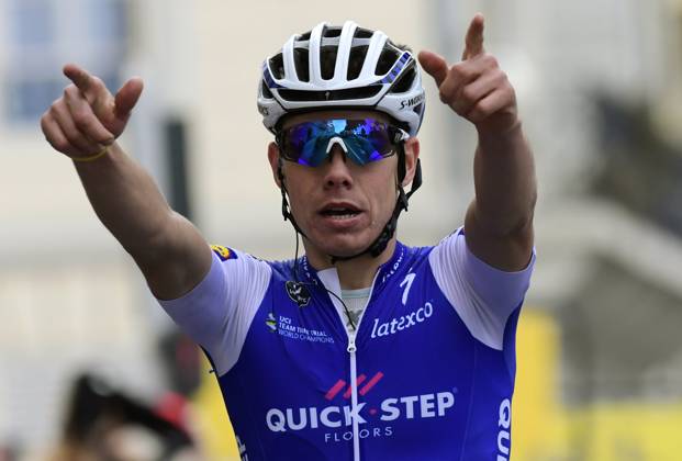 Paris - Nice 2017 - stage 8 Nice, FRANCE - MARCH 12 : DE LA CRUZ MELGAREJO David (ESP) Rider of Quick-Step Floors Cycling team during stage 08 of the 75th edition of the Paris - Nice cycling race, a stage of 115,5 km with start and finish in Nice on on March 12, 2017 in Nice, France, 12 03 2017 Nice France Copyright: xNicoxVereeckenx 10632311-012