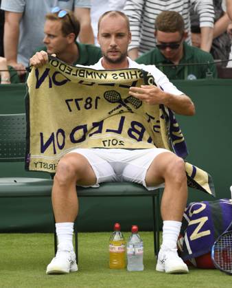 The Championships Wimbledon 2017 - Day Two LONDON, UNITED KINGDOM - JULY 04 : Steve Darcis of Belgium pictured during his first match at the championships Wimbledon 2017 vs Richardas Berankis (LTU) (USA) July 04, 2017 in London, United Kingdom , 4 07 2017 London United Kingdom  Copyright: xPhilippexCrochetx 10652229-004