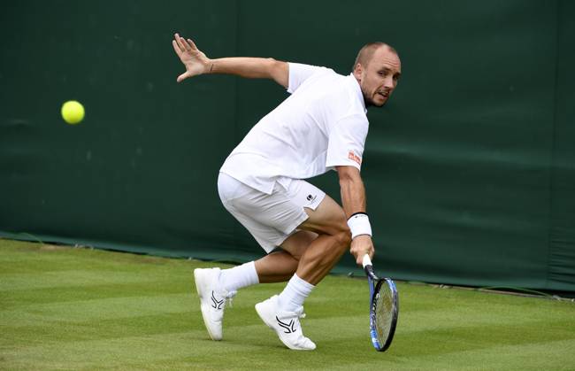 The Championships Wimbledon 2017 - Day Two LONDON, UNITED KINGDOM - JULY 04 : Steve Darcis of Belgium pictured during his first match at the championships Wimbledon 2017 vs Richardas Berankis (LTU) (USA) July 04, 2017 in London, United Kingdom , 4 07 2017 London United Kingdom  Copyright: xPhilippexCrochetx 10652229-025