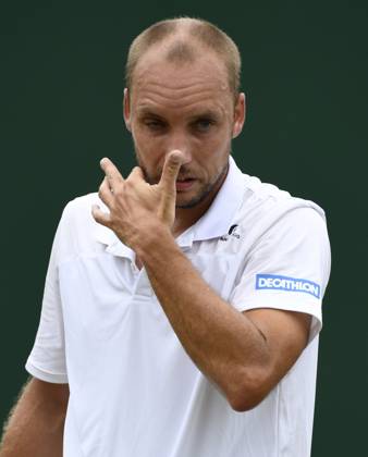 The Championships Wimbledon 2017 - Day Two LONDON, UNITED KINGDOM - JULY 04 : Steve Darcis of Belgium pictured during his first match at the championships Wimbledon 2017 vs Richardas Berankis (LTU) (USA) July 04, 2017 in London, United Kingdom , 4 07 2017 London United Kingdom  Copyright: xPhilippexCrochetx 10652229-041