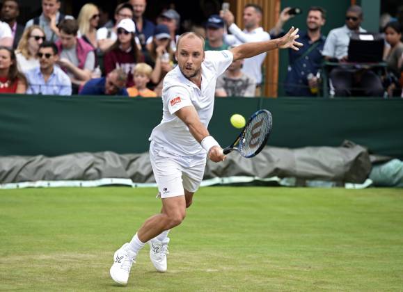 The Championships Wimbledon 2017 - Day Two LONDON, UNITED KINGDOM - JULY 04 : Steve Darcis of Belgium pictured during his first match at the championships Wimbledon 2017 vs Richardas Berankis (LTU) (USA) July 04, 2017 in London, United Kingdom , 4 07 2017 London United Kingdom  Copyright: xPhilippexCrochetx 10652229-077