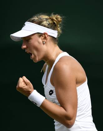 The Championships Wimbledon 2017 - Day Two LONDON, UNITED KINGDOM - JULY 04 : Yanina Wickmayer of Belgium pictured during her first winning match at the championships Wimbledon 2017 vs Kateryna Bondarenko (UKR) on July 04, 2017 in London, United Kingdom , 4 07 2017 London United Kingdom  Copyright: xPhilippexCrochetx 10652229-156