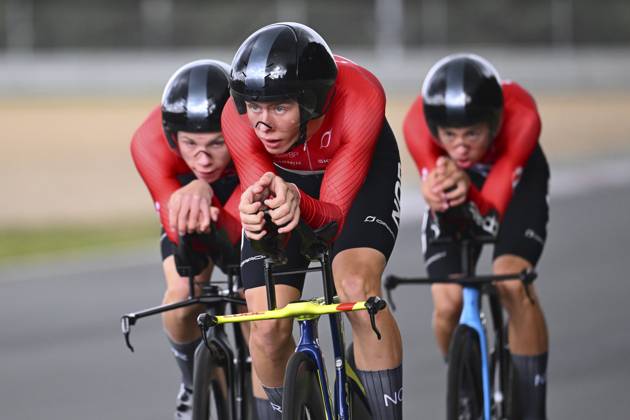 Cycling, European Road Cycling Championships in Limburg, Junior Team Time Trial Mixed Relay