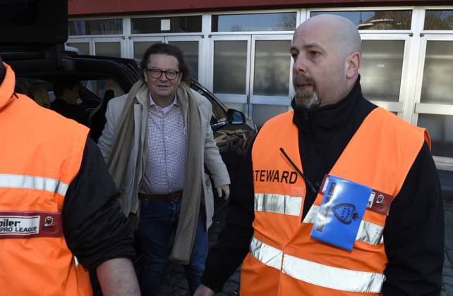 RSC Anderlecht v Mouscron : Jupiler Pro League BRUSSELS, BELGIUM - FEBRUARY 25 : Marc Coucke new president of RSC Anderlecht during his arrival at the stadium for the Jupiler Pro League match between RSC Anderlecht and Excelsior Mouscron at the Constant Vanden Stock stadium on February 25, 2018 in Brussels, Belgium, 25 02 2018 Brussels Belgium Copyright: xPhilippexCrochetx 10696969-003