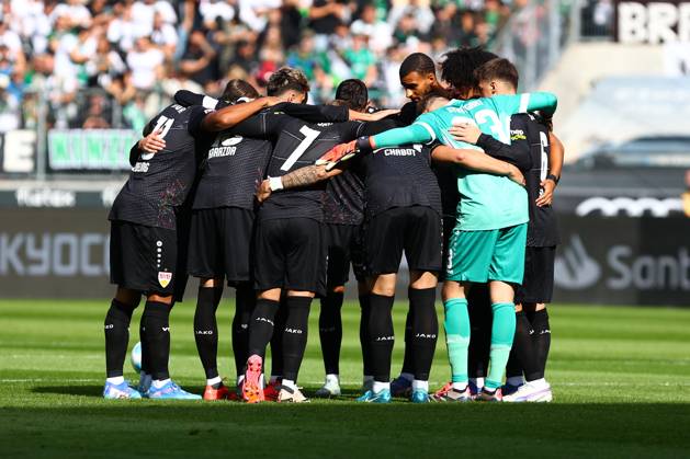 VfB Stuttgart Borussia Moenchengladbach vs VfB Stuttgart, Football, 1 Bundesliga, Matchday 3, Season 2024 2025, 14 09 2024 DFL REGULATIONS PROHIBIT ANY USE OF PHOTOGRAPHS AS IMAGE SEQUENCES AND OR QUASI VIDEO PHOTO kolbert press Ant Palmer Borussia Park NRW Germany Copyright: xkolbert-press AntxPalmerx