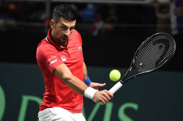 DAVIS CUP DAVIS CUP SERBIA vs GREECE NOVAK DJOKOVIC Beograd, 14.09.2024. foto: Nebojsa Parausic Tenis, Srbija, Grcka Belgrade Hala Aleksandar Nikolic Serbia Copyright: xNebojsaxParausicx xMNxPressx