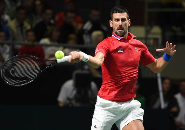 DAVIS CUP DAVIS CUP SERBIA vs GREECE NOVAK DJOKOVIC Beograd, 14.09.2024. foto: Nebojsa Parausic Tenis, Srbija, Grcka Belgrade Hala Aleksandar Nikolic Serbia Copyright: xNebojsaxParausicx xMNxPressx