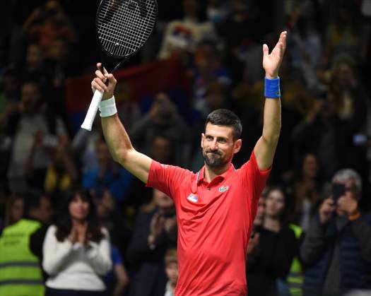 DAVIS CUP DAVIS CUP SERBIA vs GREECE NOVAK DJOKOVIC Beograd, 14.09.2024. foto: Nebojsa Parausic Tenis, Srbija, Grcka Belgrade Hala Aleksandar Nikolic Serbia Copyright: xNebojsaxParausicx xMNxPressx