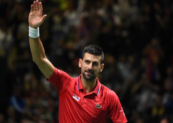 DAVIS CUP DAVIS CUP SERBIA vs GREECE NOVAK DJOKOVIC Beograd, 14.09.2024. foto: Nebojsa Parausic Tenis, Srbija, Grcka Belgrade Hala Aleksandar Nikolic Serbia Copyright: xNebojsaxParausicx xMNxPressx