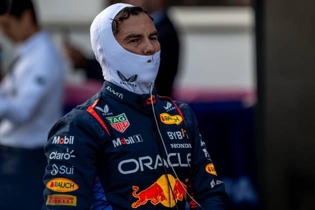 BAKU, AZERBAIJAN: Sergio Perez, racing for the Red Bull Racing team during the 2024 Formula 1 Azerbaijan Grand Prix at the Baku City Circuit in Baku, Azerbaijan