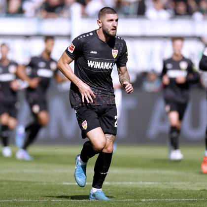 CHABOT Julian Team VfB Stuttgart DFL Bundesliga Season 2024 2025 Match Borussia Moenchengladbach VfB Stuttgart 1 3 on 14 09 2024 in Moenchengladbach Copyright: xLacixPerenyix