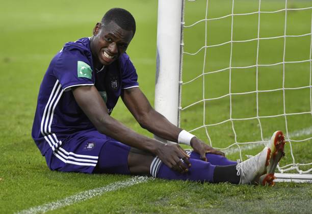 RSC Anderlecht v Mouscron - Jupiler Pro League ANDERLECHT, BELGIUM - AUGUST 17 : Landry Dimata forward of RSC Anderlecht pictured during the Jupiler Pro League match between RSC Anderlecht and Royal Excel Mouscron on August 17, 2018 in Anderlecht, Belgium, 17 08 2018 Anderlecht Belgium Copyright: xPhilippexCrochetx 10732610-114