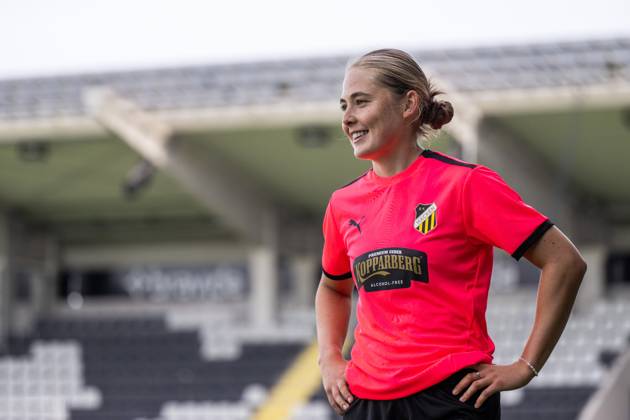 240917 Paulina Nyström during a training session with Häcken on September 17, 2024 in Gothenburg Photo Mathias Bergeld BILDBYRAN kod MB MB0963 fotboll football soccer fotball champions league träning practice training häcken dam bbeng Copyright: MATHIASxBERGELD BB240917MB024