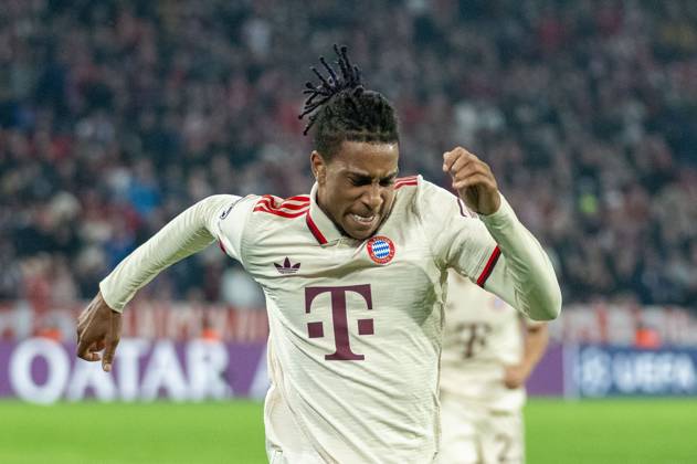 Goal for 3 0 by Michael Olise FC Bayern Muenchen, 17 , GER, FC Bayern Muenchen vs GNK Dinamo Zagreb, Football, Champions League, Matchday 1, Season 2024 2025, 17 09 2024, Eibner Pressefoto Sascha Walther GER, FC Bayern Muenchen vs GNK Dinamo Zagreb, Football, Champions League, Matchday 1, Season 2024 2025, 17 09 2024 Muenchen Copyright: xEibner-Pressefotox EP_EER