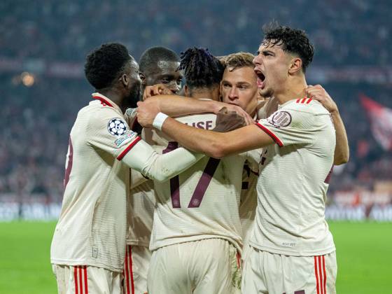 Goal for 3 0 by Michael Olise FC Bayern Muenchen, 17 , GER, FC Bayern Muenchen vs GNK Dinamo Zagreb, Football, Champions League, Matchday 1, Season 2024 2025, 17 09 2024, Eibner Pressefoto Sascha Walther GER, FC Bayern Muenchen vs GNK Dinamo Zagreb, Football, Champions League, Matchday 1, Season 2024 2025, 17 09 2024 Muenchen Copyright: xEibner-Pressefotox EP_EER