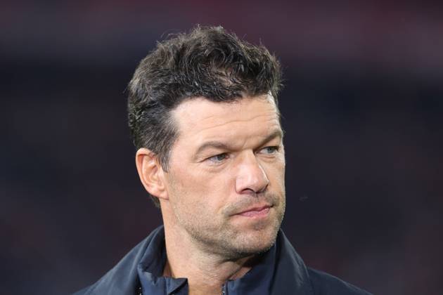 TV Expert, Michael Ballack, DAZN, Portraet, Portrait Football FC Bayern Munich GNK Dinamo Zagreb UEFA Champions League Allianz Arena 17 09 2024 PHOTO Mladen Lackovic LakoPress