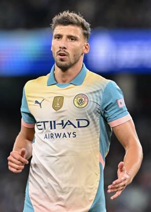 UEFA Champions League league stage Manchester City v Inter Milan Ruben Dias of Manchester City during the UEFA Champions League league stage match Manchester City vs Inter Milan at Etihad Stadium, Manchester, United Kingdom, 18th September 2024 (Photo by Cody Froggatt News Images) Manchester Etihad Stadium Manchester United, ManU Kingdom Copyright: xCodyxFroggatt NewsxImagesx