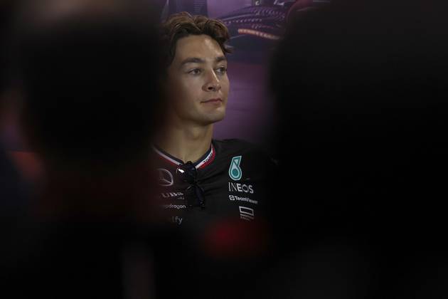 19 09 2024, Marina Bay Street Circuit, Singapore, FORMULA 1 SINGAPORE AIRLINES SINGAPORE GRAND PRIX 2024,in the picture George Russell GBR , Mercedes AMG Petronas Formula One Team Defodi 506 20240919 hbr 0027 Defodi-506