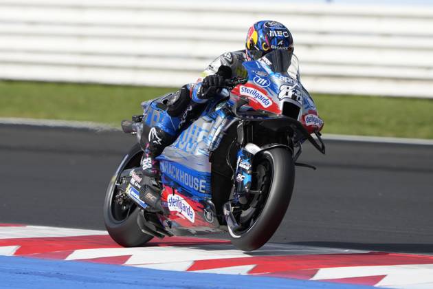 MotoGP Of Emilia Romagna - Free Practice Miguel Oliveira of Portugal and Trackhouse Racing rides on track during free practice of the MotoGP of Emilia Romagna at Misano World Circuit in Misano Adriatico, Italy, on September 20, 2024. Misano Adriatico Italy Copyright: xDaniloxDixGiovannix originalFilename:digiovanni-motogpof240920_npcpJ