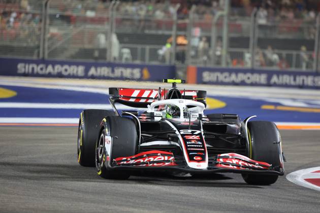 20 09 2024, Marina Bay Street Circuit, Singapore, FORMULA 1 SINGAPORE AIRLINES SINGAPORE GRAND PRIX 2024,in the picture Nico Hülkenberg DEU , MoneyGram Haas F1 Team Defodi 506 20240920 hbr 0084 Defodi-506