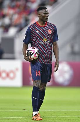 AL-SADD SC VS AL DUHAIL SC-OOREDOO STARS LEAGUE QATAR Michael Olunga in action during the Ooredoo Qatar Stars League 24 25 match between Al-Sadd SC and Al Duhail SC at Jassim bin Hamad Stadium in Doha, Qatar, on September 21, 2024. DOHA Qatar Copyright: xNOUSHADx
