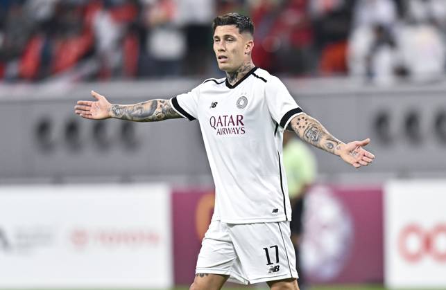 AL-SADD SC VS AL DUHAIL SC-OOREDOO STARS LEAGUE QATAR Cristo Ramon Gonzalez Perez of Al-Sadd SC in action during the Ooredoo Qatar Stars League 24 25 match between Al-Sadd SC and Al Duhail SC at Jassim bin Hamad Stadium in Doha, Qatar, on September 21, 2024. DOHA Qatar Copyright: xNOUSHADx