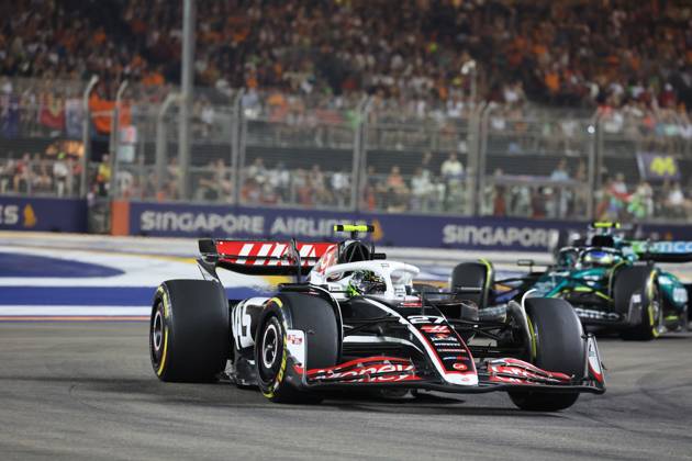 22 09 2024, Marina Bay Street Circuit, Singapore, FORMULA 1 SINGAPORE AIRLINES SINGAPORE GRAND PRIX 2024,in the picture Nico Hülkenberg DEU , MoneyGram Haas F1 Team Defodi 506 20240922 hbr 0079 Defodi-506