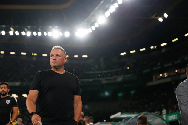 Vitor Campelos during Liga Portugal game between teams of Sporting CP and AVS Futebol SAD at Estadio Jose Alvalade (Maciej Rogowski) Lisbon Estadio Jose Alvalade Portugal Copyright: xMaciejxRogowskix scpavs-22