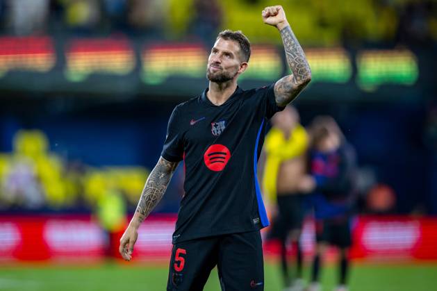 Soccer La Liga 6 Matchday FC Villarreal FC Barcelona on 22 09 2024 at Estadio de la Ceramica in Villareal Inigo Martinez Barcelona xPGSx