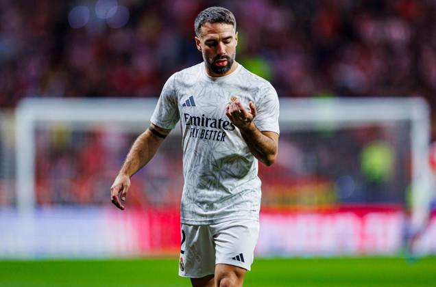 Soccer La Liga matchday 8 Atletico Madrid Real Madrid on 29 09 2024 at the Wanda Metropolitano in Madrid Dani Carvajal Real xPGSx