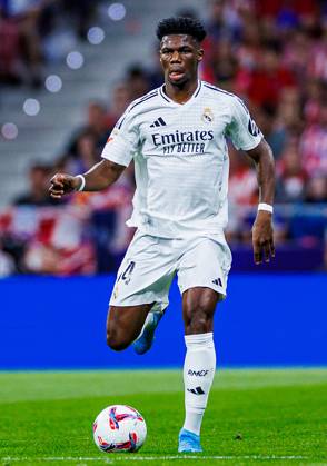 Soccer La Liga matchday 8 Atletico Madrid Real Madrid on 29 09 2024 at the Wanda Metropolitano in Madrid Aurelien Tchouameni Real xPGSx