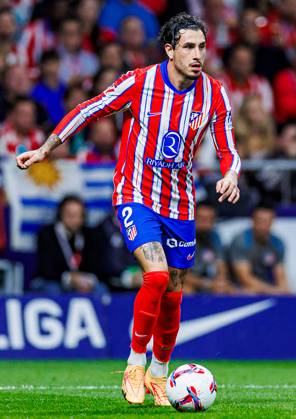 Soccer La Liga matchday 8 Atletico Madrid Real Madrid on 29 09 2024 at the Wanda Metropolitano in Madrid Jose Maria Gimenez Atletico xPGSx