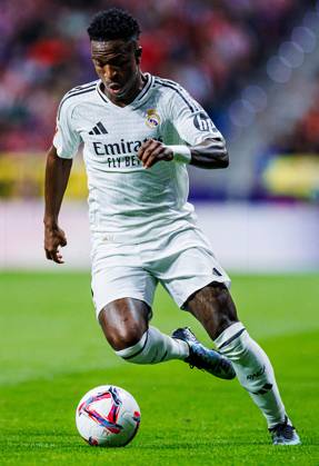 Soccer La Liga matchday 8 Atletico Madrid Real Madrid on 29 09 2024 at the Wanda Metropolitano in Madrid Vinicius Junior Real xPGSx