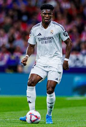 Soccer La Liga matchday 8 Atletico Madrid Real Madrid on 29 09 2024 at the Wanda Metropolitano in Madrid Aurelien Tchouameni Real xPGSx