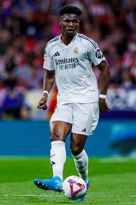 Soccer La Liga matchday 8 Atletico Madrid Real Madrid on 29 09 2024 at the Wanda Metropolitano in Madrid Aurelien Tchouameni Real xPGSx