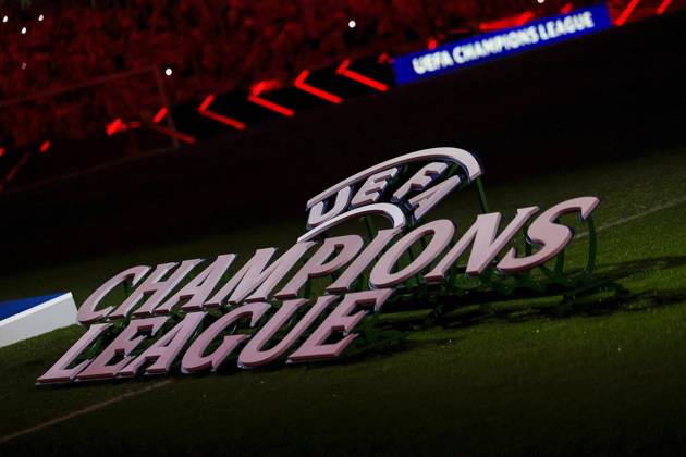 Portugal, Lisbon 2 October 2024 Uefa Champions League phase 2024 25 Matchday 2, S L Benfica Atletico de Madrid v l , symbolic photo, symbolic image logo Uefa Champions League Copyright: JoaquimxFerreira