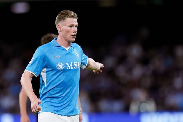 SSC Napoli v Como 1907 - Serie A Enilive Scott McTominay of SSC Napoli gestures during the serie Serie A Enilive match between SSC Napoli and Como 1907 at Stadio Diego Armando Maradona on October 4, 2024 in Naples, Italy Naples Stadio Diego Armando Maradona Naples Italy Copyright: xGiuseppexMaffiax SerieA_Napoli-Como_041024_BRU6918