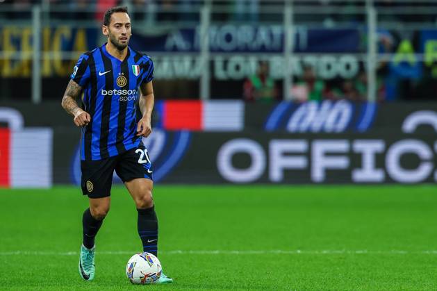 Hakan Calhanoglu of FC Internazionale seen in action during Serie A 2024 25 football match between FC Internazionale and Torino FC at San Siro Stadium Milan Italy on 05 October 2024. Milan Stadio Giuseppe Meazza Milan Italy Copyright: xEPhotopressx SP24-1010-009