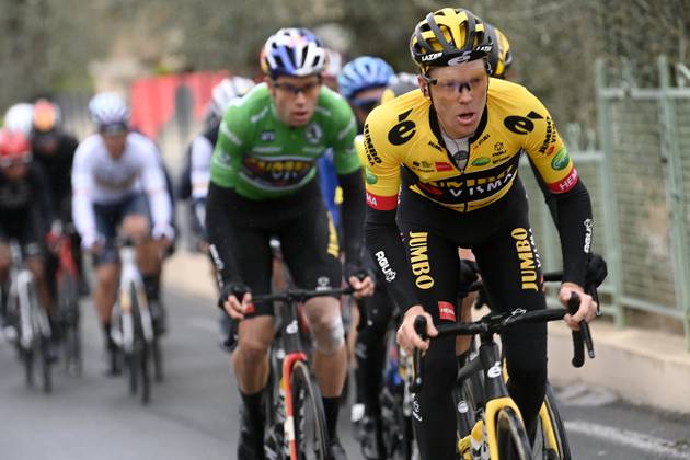 Paris - Nice 2022 - stage 8 NICE, FRANCE - MARCH 13 : Kruijswijk Steven (NED) of Team Jumbo-Visma during stage 8 and final stage of the 80th edition of the Paris - Nice cycling race, a stage of 115,6km with start and finish in Nice on March 13, 2022 in Nice, France, 13 03 2022 ( Motordriver Kenny Verfaillie - Nice France  Copyright: xNicoxVereeckenx 10971685-054