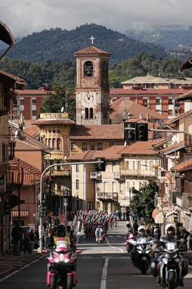 The pack rides during the 108th edition of the Gran Piemonte 2024 a 182 km one day race from Valdengo to Borgomanero on October 10, 2024, Italy. Copyright: xMarcoxAlpozzi LaPressex
