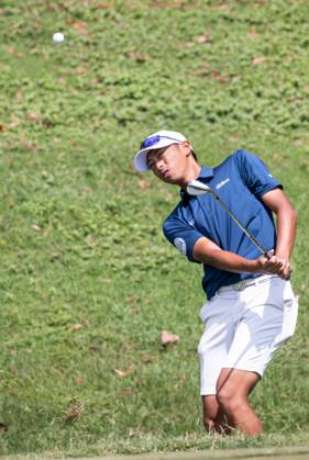 October 12, 2024, Macao, Macao Sar, China: Wang Wei-Hsuan from Chinese Taipei during the 3rd Round of the Macao Open Golf 2024 at Macao Golf and Country Club, Macao, China, on 12 October 2024. Macao China - ZUMAr144 20241012_zap_r144_055 Copyright: xJaynexRussellx